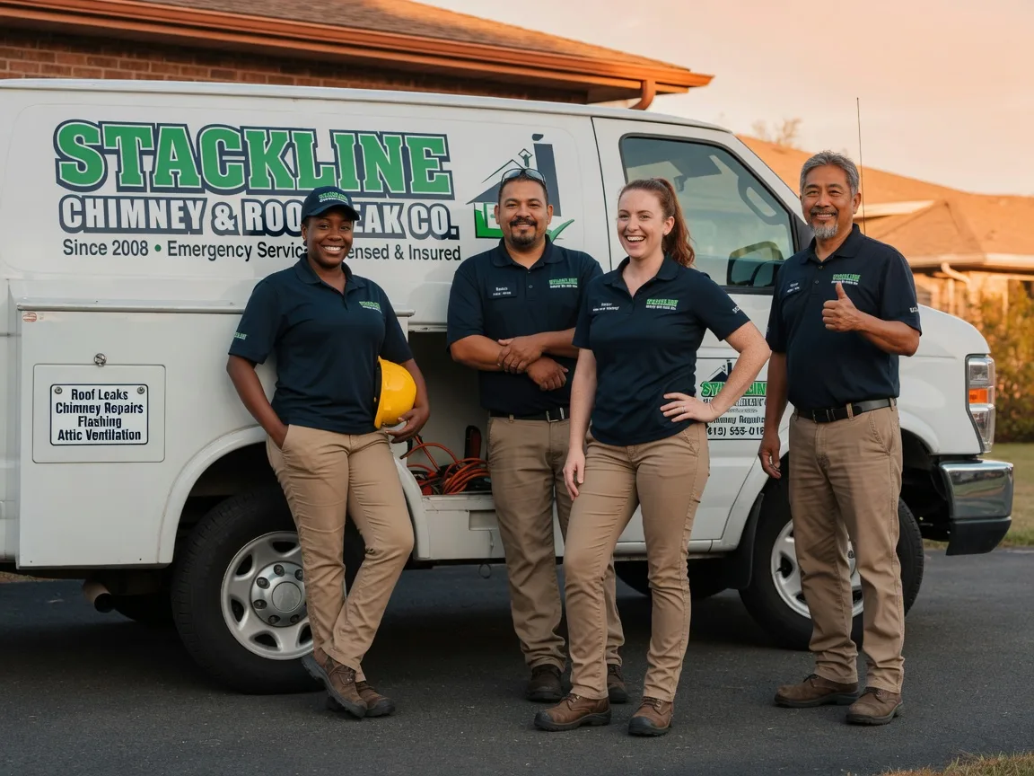Chimney flashing repair company in Wasco, IL